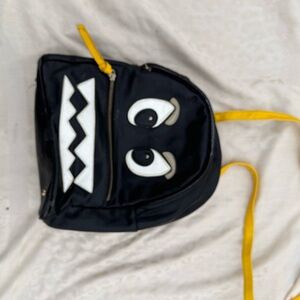 MISHA COLLECTION Kids Monster Backpack - Black and Yellow